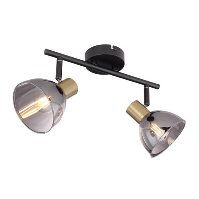Guld modern spotlight tak glas, Arthur