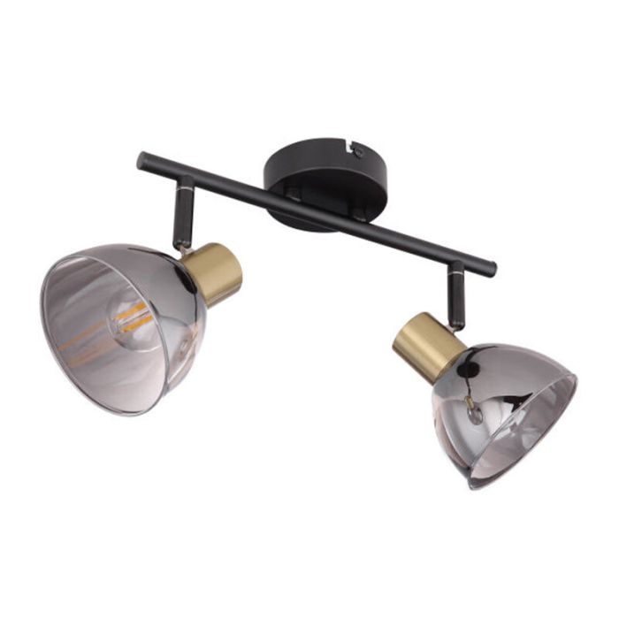 Guld modern spotlight tak glas, Arthur