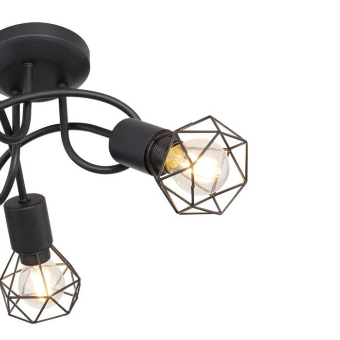Svart industri spotlight tak metall, Organo