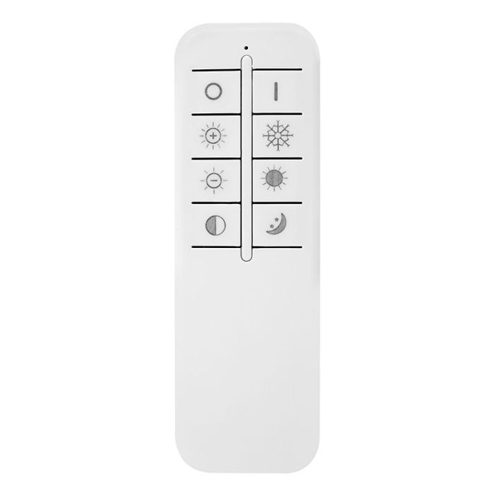Svart modern plafond plast, Terri, 100W, varm till kall vit justerbar LED, met fjärrkontroll