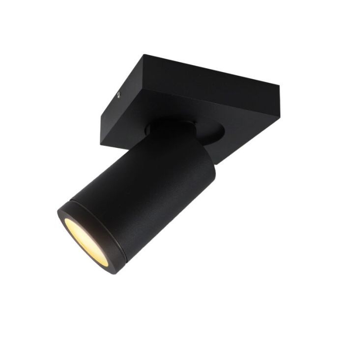 Modern spotlight tak svart, Kenan, IP44