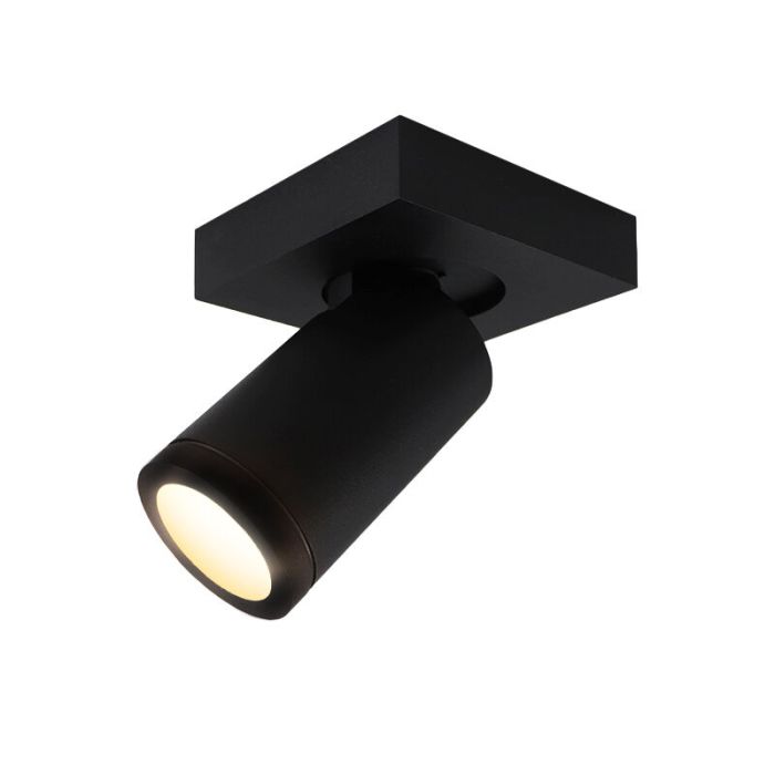 Modern spotlight tak svart, Kenan, IP44