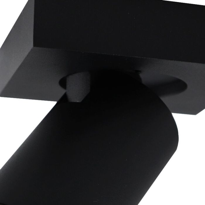 Modern spotlight tak svart, Kenan, IP44