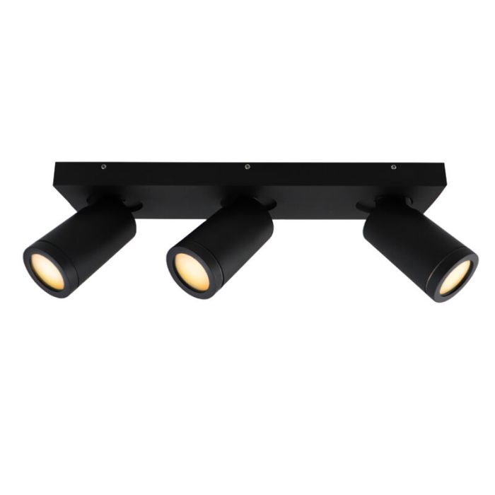 Modern spotlight tak svart, Kenan, IP44