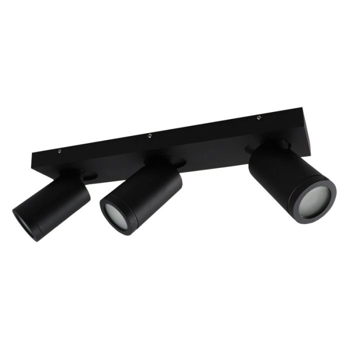 Modern spotlight tak svart, Kenan, IP44