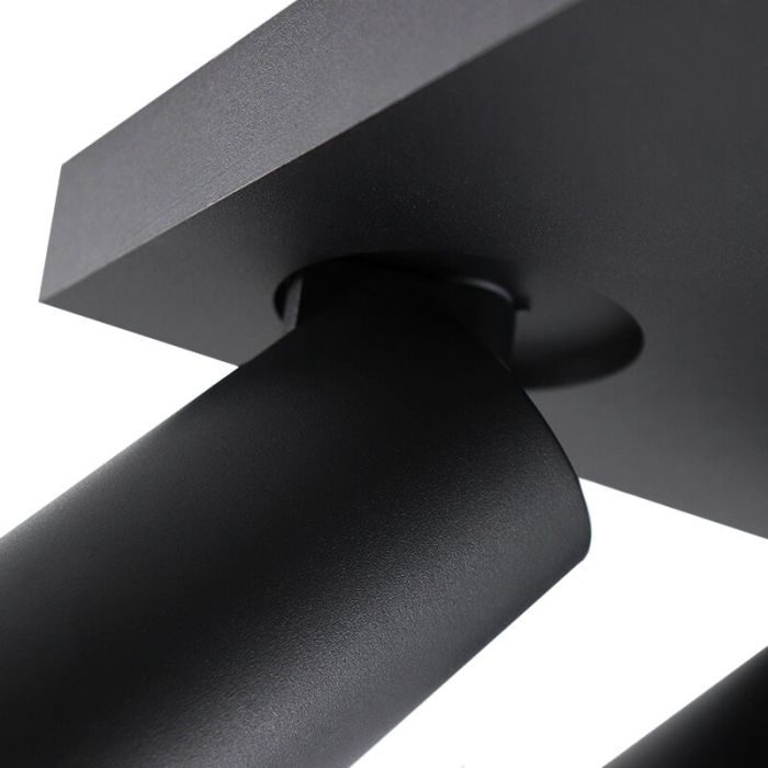 Modern spotlight tak svart, Kenan, IP44
