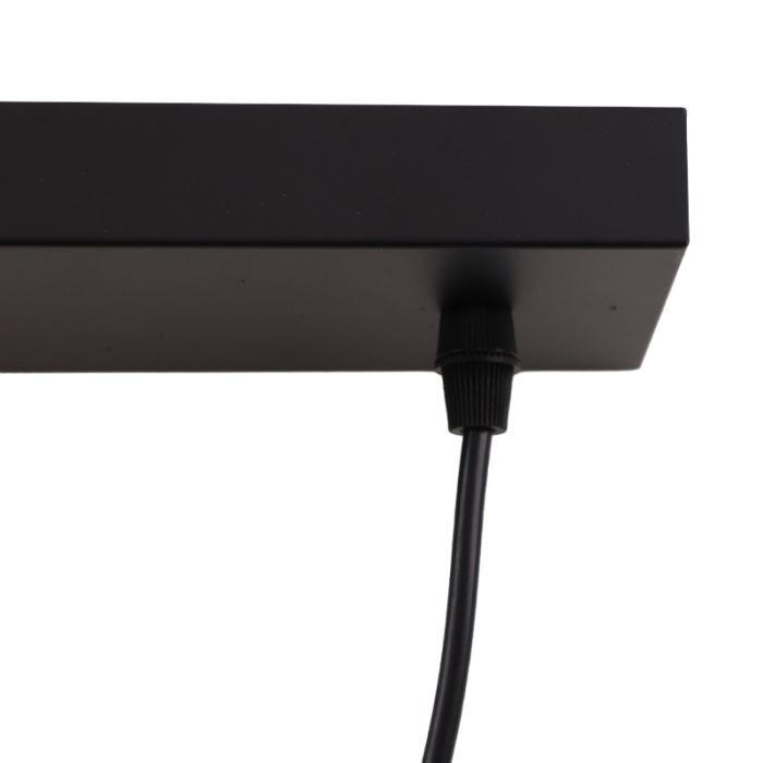 Aluminium fönsterlampa utan skärm svart, Rika