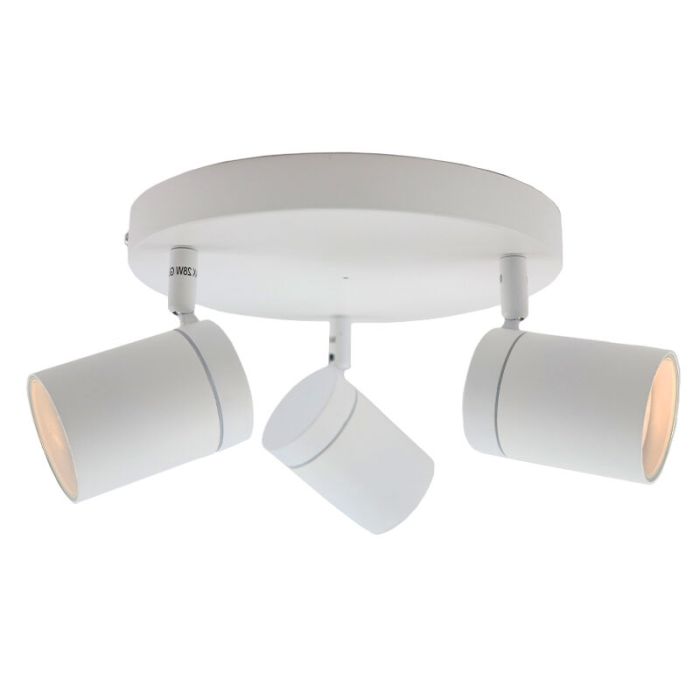 Modern spotlight tak vit, Ciara, IP44