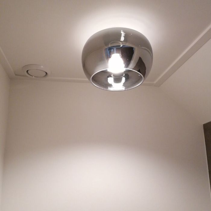 Design taklampa grå, Vidro