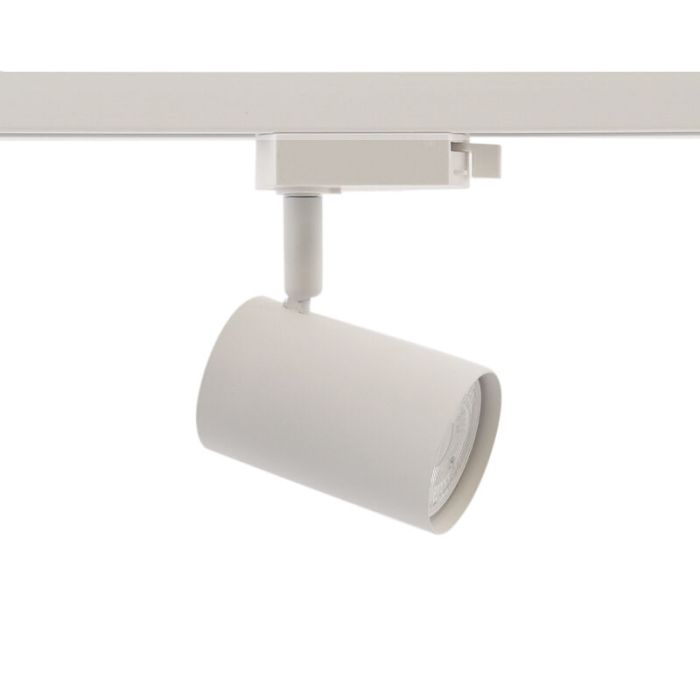 3M 1 fas skensystem vit med L-koppling + 5 Elena spotlights