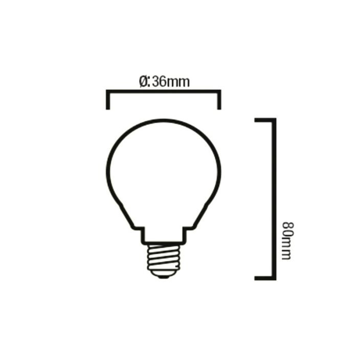 Dimbar Reno E14 LED kullampa, 5W, 2700K