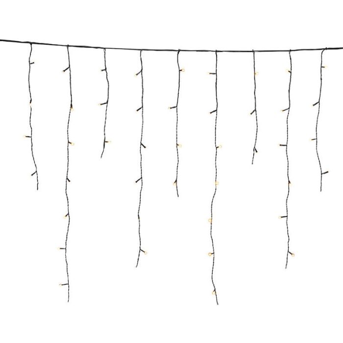 3 meter expansion av utbyggbar istappsslinga, 70 cm hög, varm vit, IP44, för den Basic serien