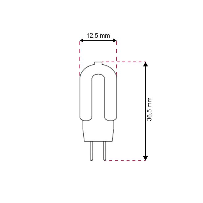 Deen G4 LED lampa, 1,3 watt, 3000k