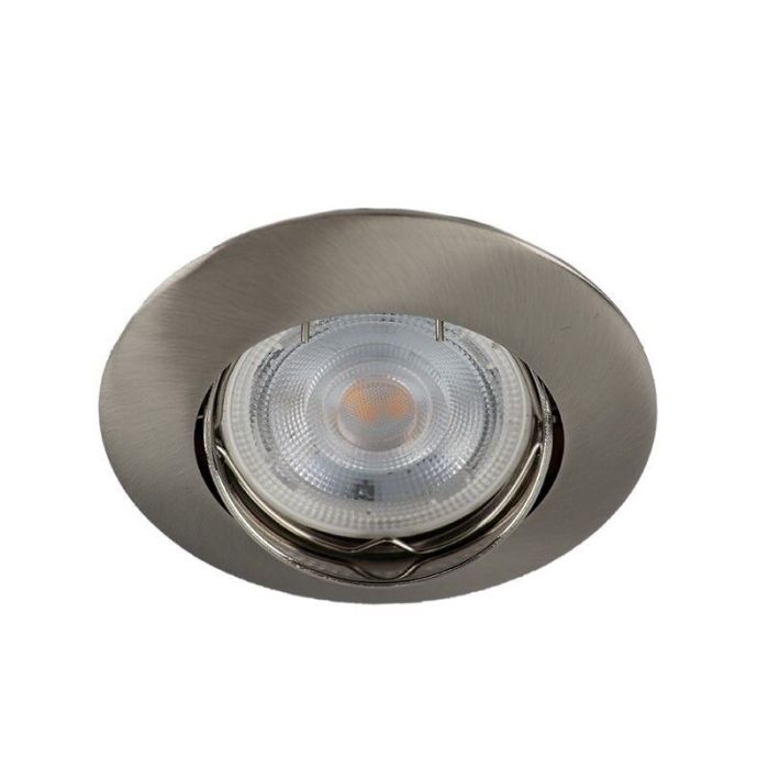 Aluminium infälld spotlight silver, Rudo