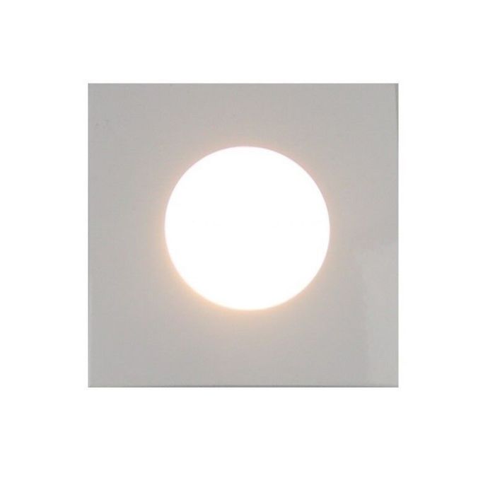 Aluminium infälld spotlight badrum vit, Pelle, IP44