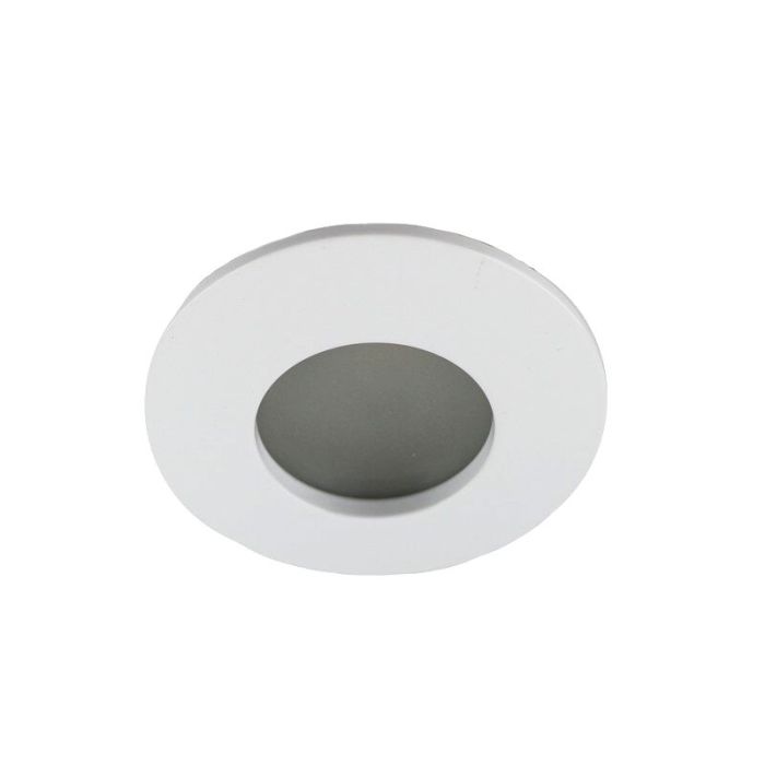 Aluminium infälld spotlight badrum vit, Pierre, IP44