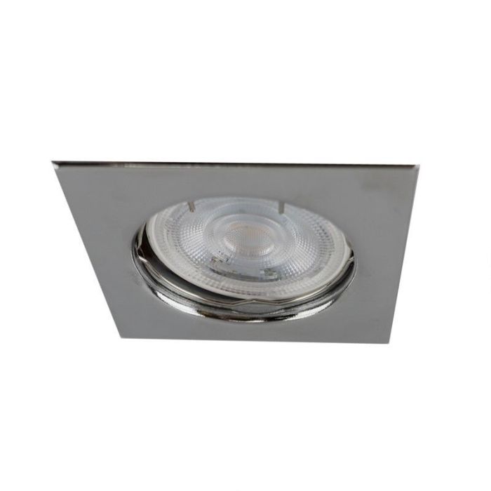 Metall infälld spotlight krom, Meco