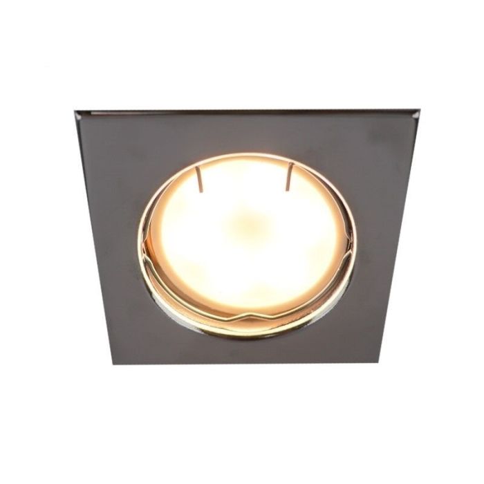 Metall infälld spotlight krom, Meco
