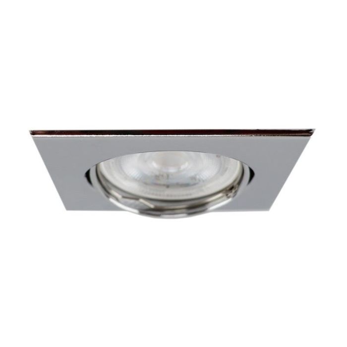 Metall infälld spotlight krom, Meco