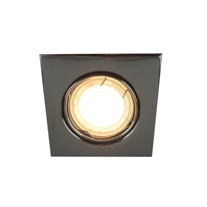 Metall infälld spotlight krom, Meco