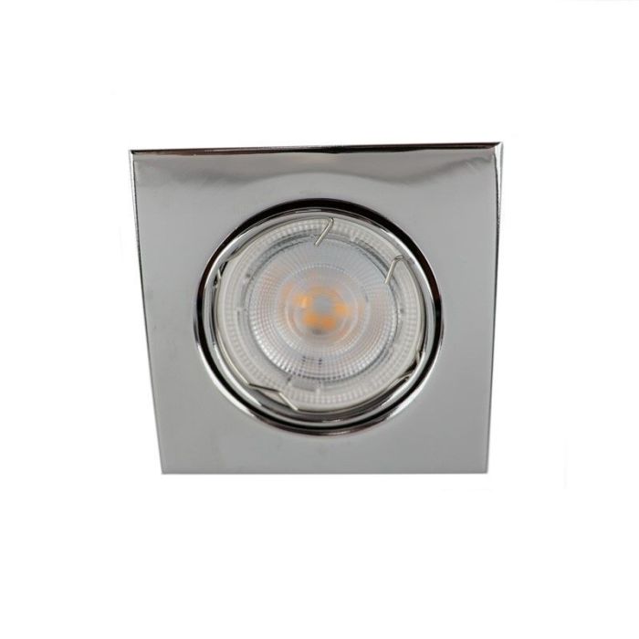 Metall infälld spotlight krom, Meco