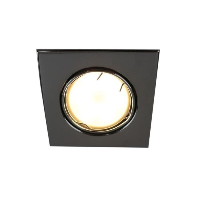 Metall infälld spotlight krom, Meco