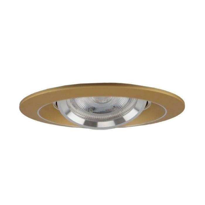 Aluminium infälld spotlight guld, Tycho