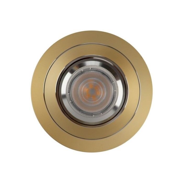 Aluminium infälld spotlight guld, Tycho