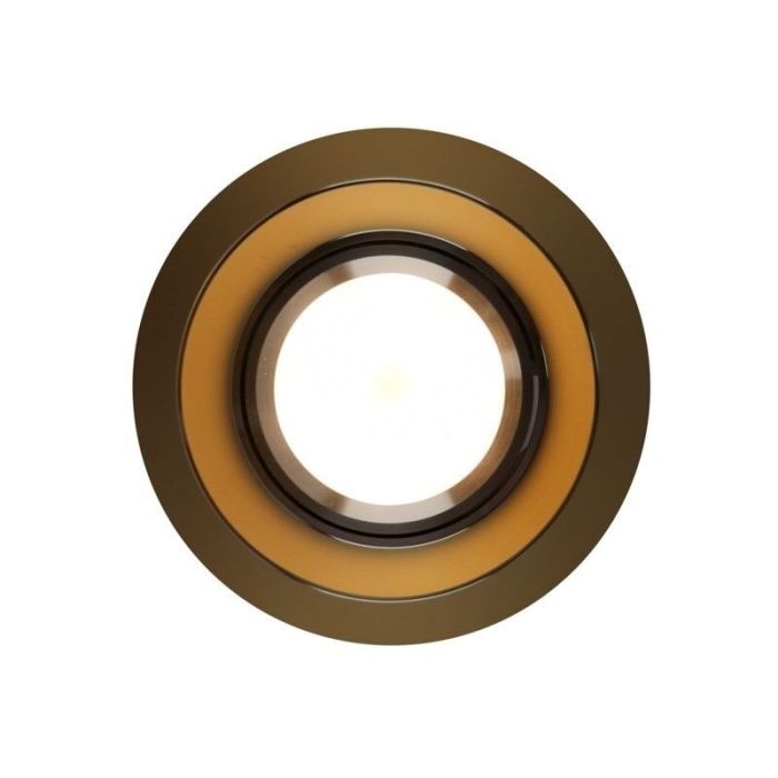 Aluminium infälld spotlight guld, Tycho