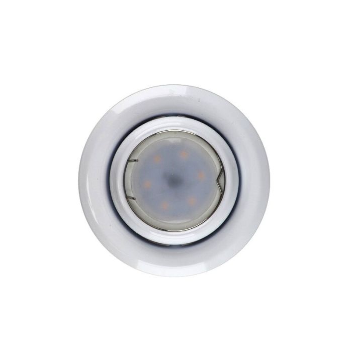 Aluminium infälld spotlight vit, Ando