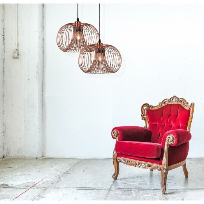 Koppar fönsterlampa modern, Vinti