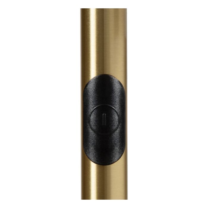 Mässing golvlampa modern, Celeste, 21W, 2700K LED, med beröringsdimmer