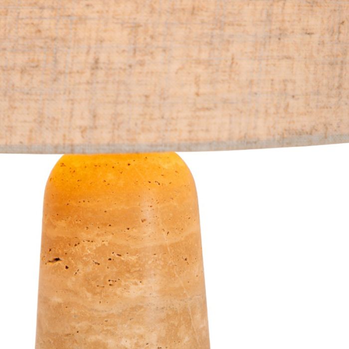Beige bordslampa modern, Nimue, med brytare