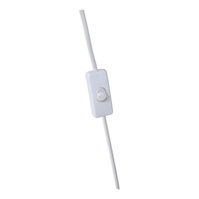Vit vägglampa modern, Sebo, med brytare