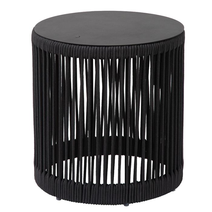 Svart uppladdningsbar golvlampa modern, Pingi, 3W, 3000K LED, IP44, 3 stegs dimmer