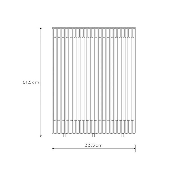 Svart uppladdningsbar golvlampa modern, Pingi, 3W, 3000K LED, IP44, 3 stegs dimmer