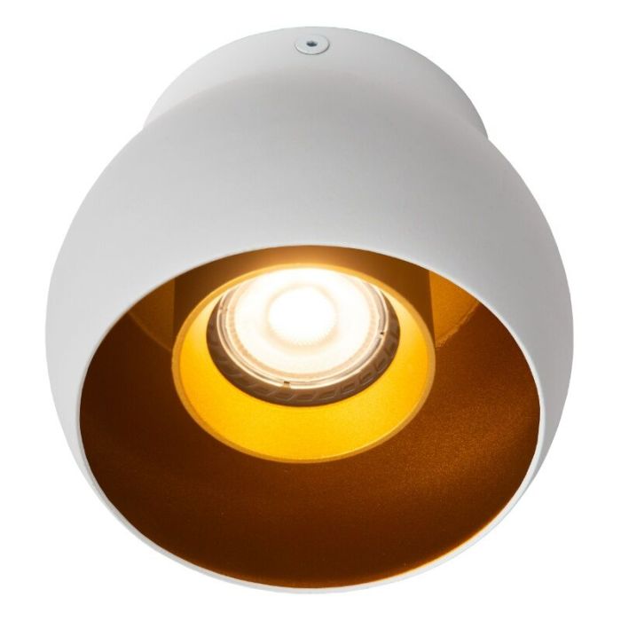 Vit utanpåliggande spotlight modern, Torben