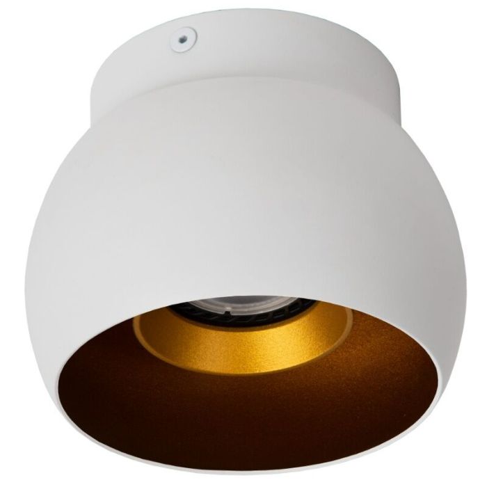 Vit utanpåliggande spotlight modern, Torben