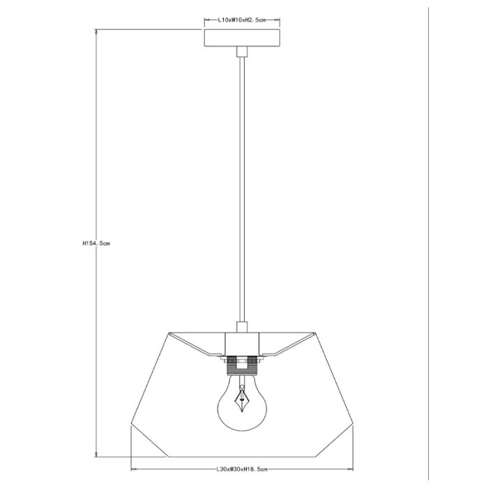 Rosa fönsterlampa modern, Jessica