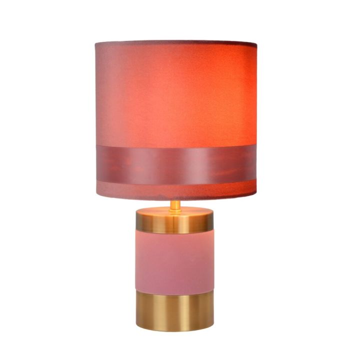 Guld bordslampa retro, Extravaganza Frizzle, med brytare