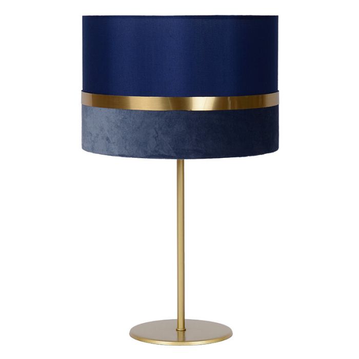 Blå bordslampa retro, Extravaganza Tusse, med brytare