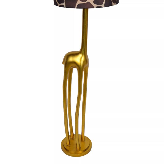 Brun golvlampa retro, Extravaganza Miss Tall, med brytare