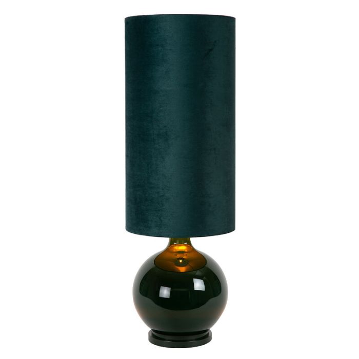 Grön golvlampa retro, Esterad, med brytare