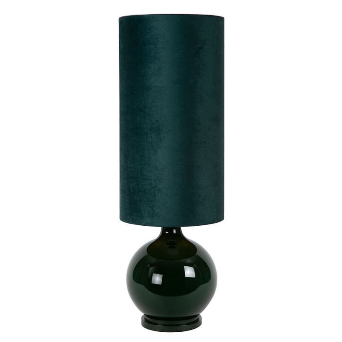 Grön golvlampa retro, Esterad, med brytare