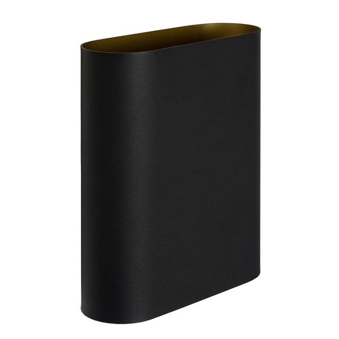 Guld vägglampa modern, Ovalis