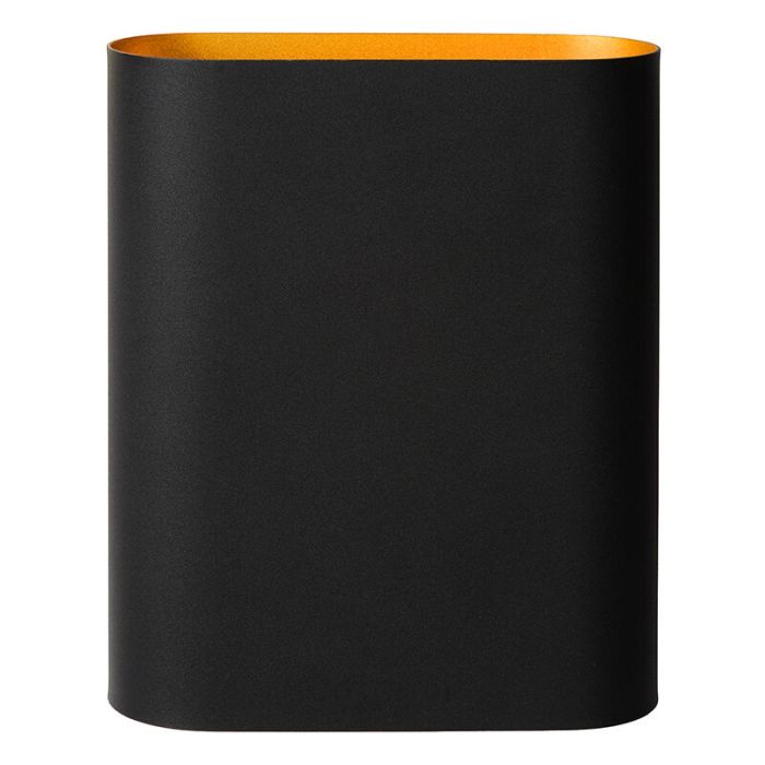 Guld vägglampa modern, Ovalis
