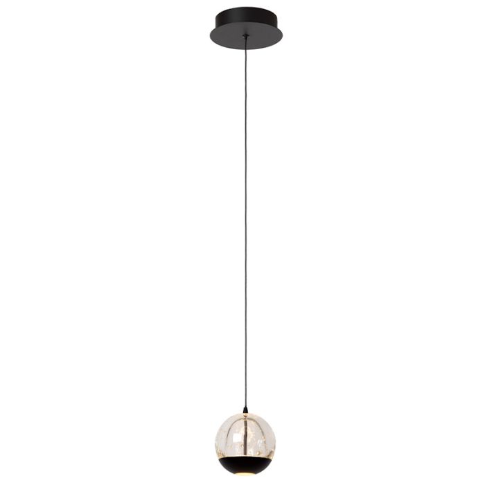 Svart fönsterlampa modern, Sentubal, 6,3W, 2700K LED