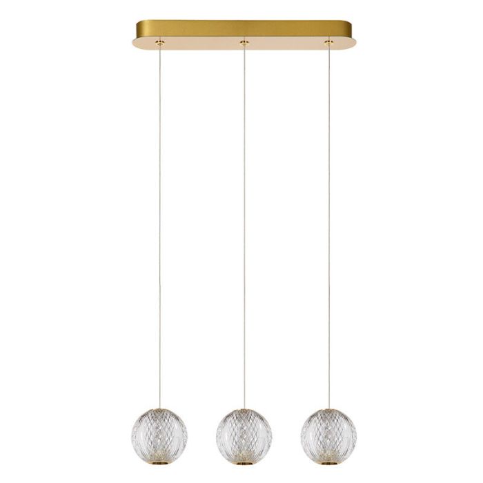 Guld fönsterlampa design, Cintra, 4,7W, 2700K LED