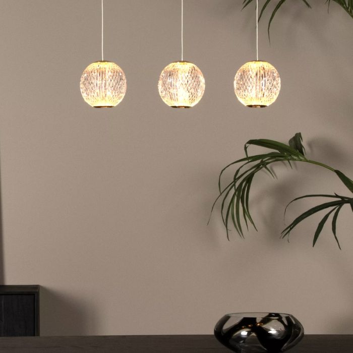 Guld fönsterlampa design, Cintra, 4,7W, 2700K LED
