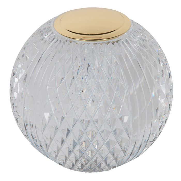Transparent bordslampa modern, Cintra, 1,5W, 3000K LED, 3 stegs dimmer